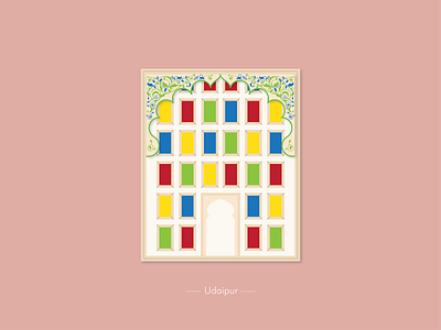 Udaipur Window illustration stained glass the window project udaipur window