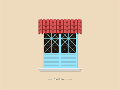 Pondicherry Window illustration the window project window