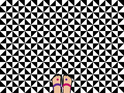 Vintage Floor Tile blackandwhite floor tile graphic design illustration pattern tile