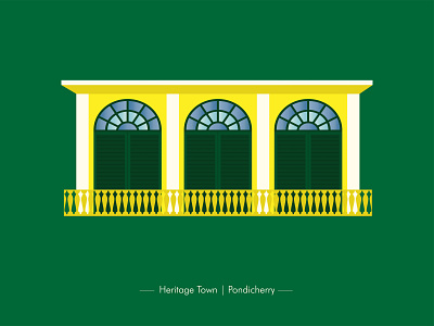 Pondicherry Window Series VII