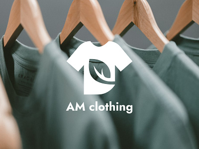 Custom eco-clothing company brand branding clothing design identity illustration logo logotype tshirt logo vector