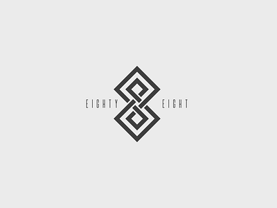 Eighty Eight 88 logo brand branding design identity logo logodesign logotype minimal