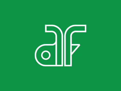 AF green logo truck