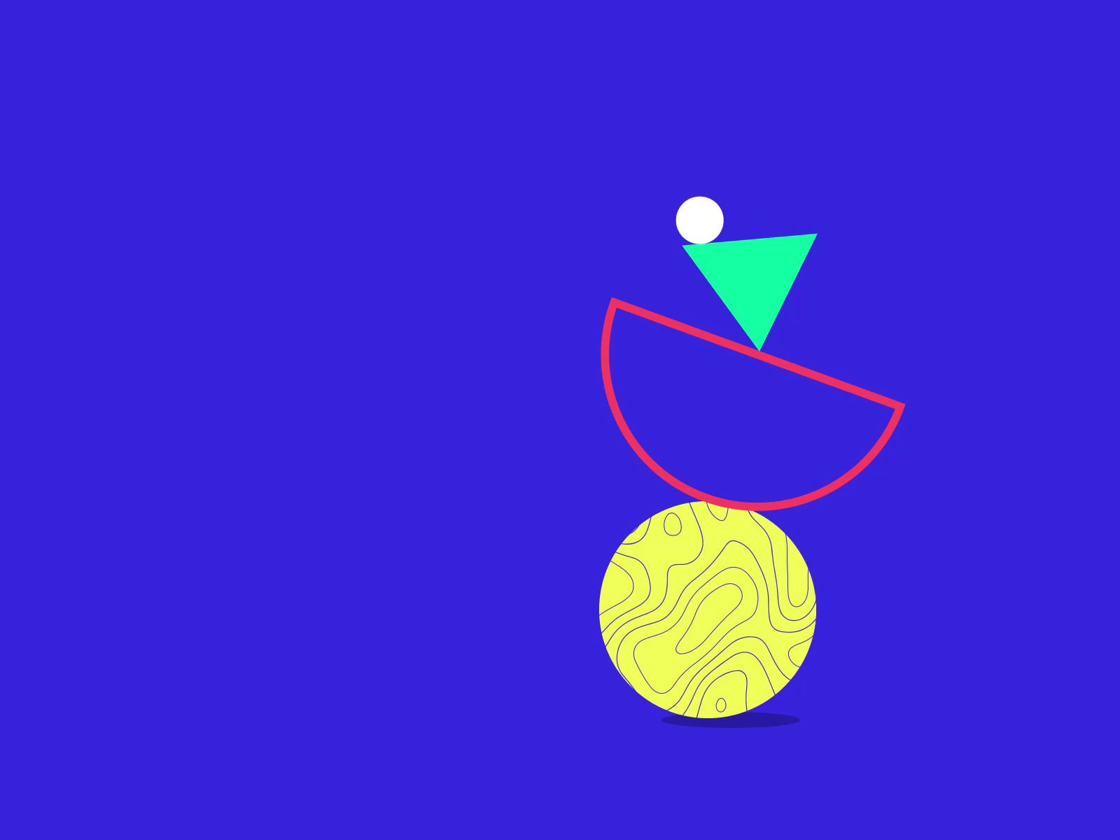 Geometric shapes loader 2 by Viraj Nemlekar on Dribbble