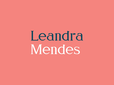 Leandra Mendes - logo option brand branding cape town design graphic design identity logo logotype typography vector
