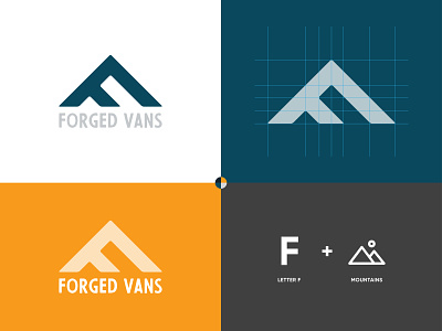 Forged Vans - logo brand branding cape town design graphic design icon identity logo mark
