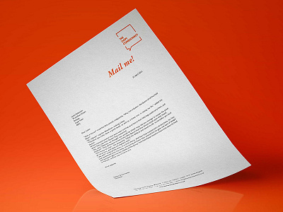Letterhead branding collateral design graphic identity letterhead print