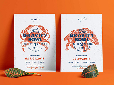 Gravity Bowl - Posters branding climbing climbing gym design illustration logo poster rock climbing south africa typography