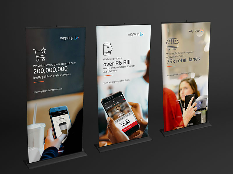 Wigroup Pull Up Banners By Rowan Toselli On Dribbble