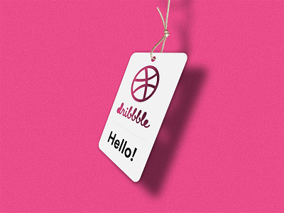 Dribbble - The first shot debut debuts design dribbble francescodemento graphic hello logo tag tags thanks