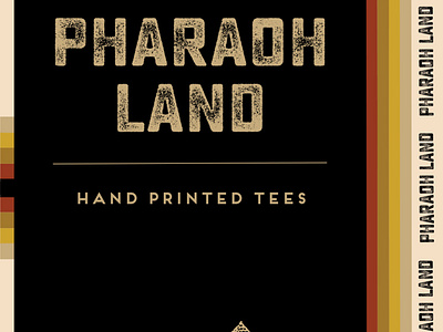 pharaoh land adobe illustrator adobe photoshop illustration marketing collateral pyramids tees