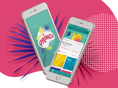 Drinco - mobile app android animation application coupons design ios mobile retail shops ui ux