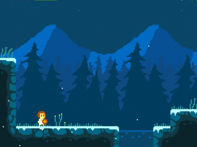 Snowy Wilderness 8bits adventure elliot quest nes pixel pixel art zelda 2