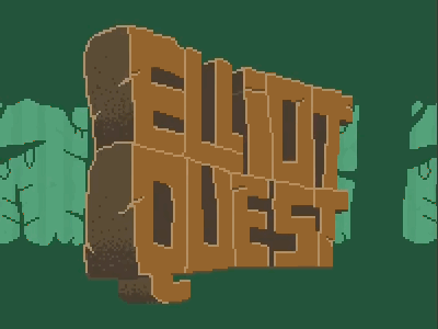 Start Screen - Elliot Quest 8bits adventure elliot quest nes pixel pixel art zelda 2