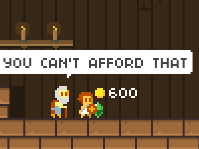 You can't afford that