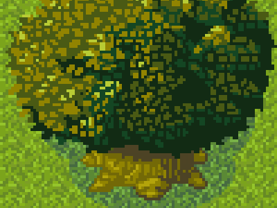 A Pixel Tree pixelart tree