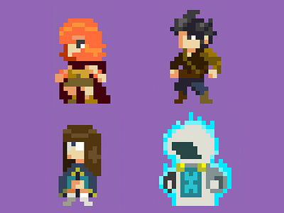 Game Characters pixel art pixelart