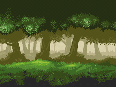 Parallax Forest Background art asset background forest indie game parallax pixel pixel art video game