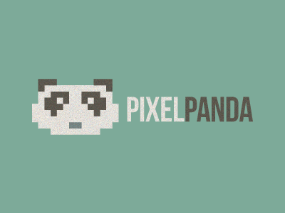 Pixel Panda Logo identity logo panda pixel pizelpanda