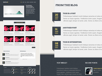 Portfolio theme - detail