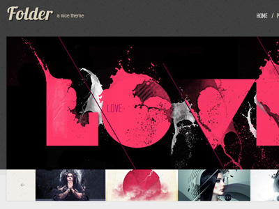 Folder web theme