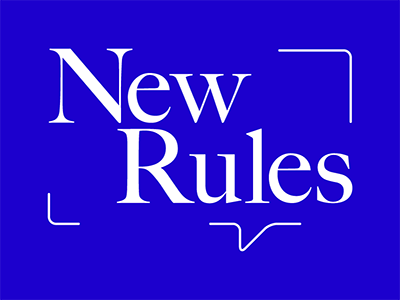 NEW RULES logo new podcast rules