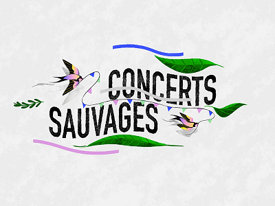 Concert Sauvages early exploration banner leaves serenity by jan swallows