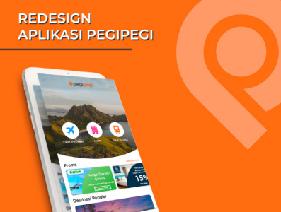 Redesign Aplikasi Pegipegi app branding mobile app design ui ux