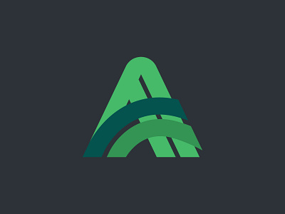 A - turf management logo branding design icon letter letter icon logo monogram typography
