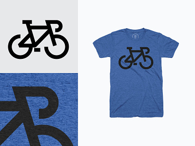 Biking T-shirt apparel biking design icon illustration logo tshirt