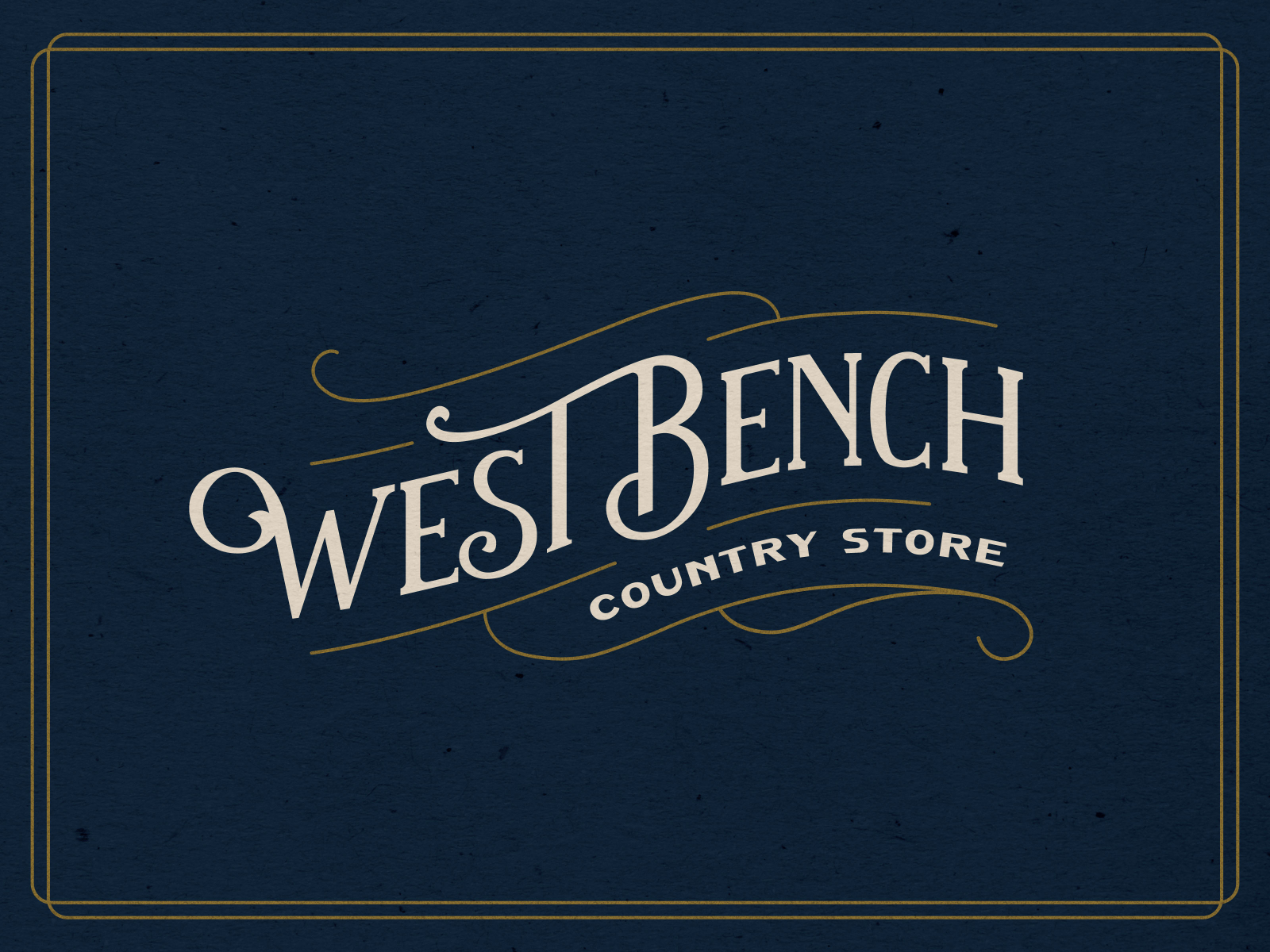 West Bench - Hand Lettered Logotype by Lyndon Gehman on Dribbble