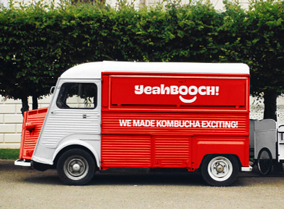 YeahBooch! Food Truck branding design food truck identity illustration logo truck typography vehicle