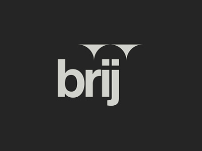 Brij logo branding design identity letterforms lettering logo mark vector wordmark