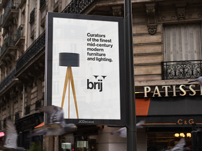 Brij Signage branding design furniture identity logo signage signs urban