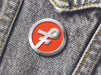 Flight Sauce Disc Golf Enamel Pin branding design enamel pin icon identity logo pin vector