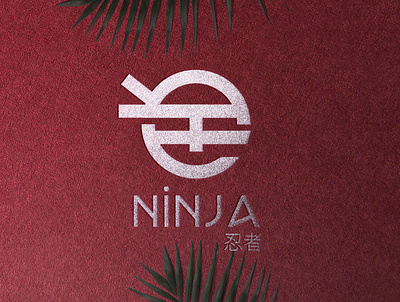 Ninja branding design icon logo