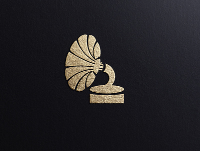 Gramophone branding design icon logo