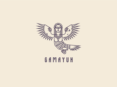 Gamayun branding design icon logo