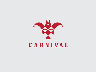 Carnival carnival jester logo design