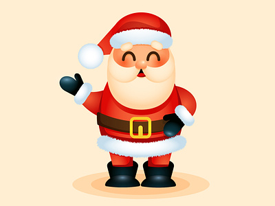 Santa Claus. Adobe Illustrator tutorial.