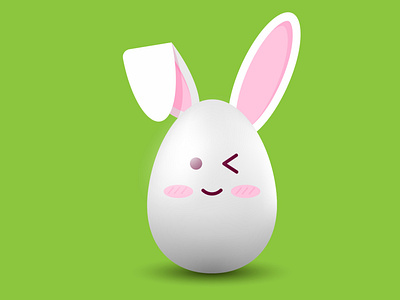 AN EASTER EGG IN KAWAII STYLE. ADOBE ILLUSTRATOR TUTORIAL