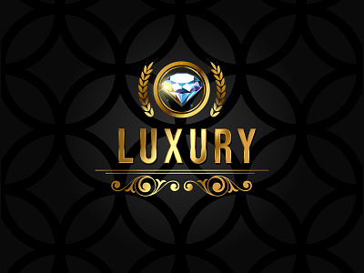 Luxury brilliant casino diamond gold golden luxury premium vector vip
