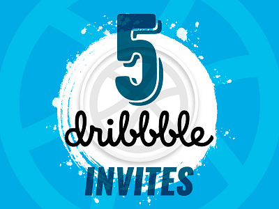 Dribbble invites design dribbble invitation invite new vector