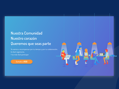 Landing page - Comunidad