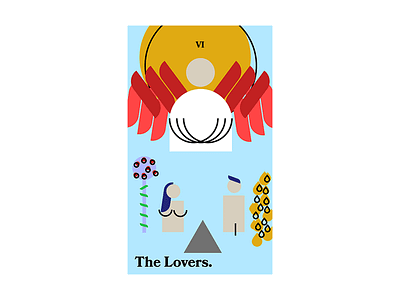 WIP Tarot Card Deck: The Lovers