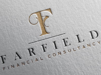 FARFIELD consultancy design financial logo logotype mark monogram sb creative studio typography