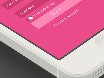 Shoot (a dribbble viewing application) android app dribbble flat design in ios login mobile preview redesign sign ui