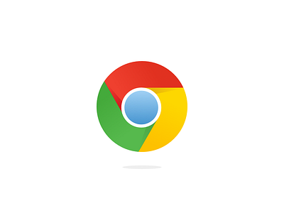 Chrome Icon browser chrome desktop google gradient internet mobile redesign simple sleek
