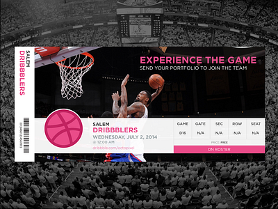 Dribbble Invite Giveaway basketball bounce clean contest dribbble dribbble invite giveaway invite nba portfolio