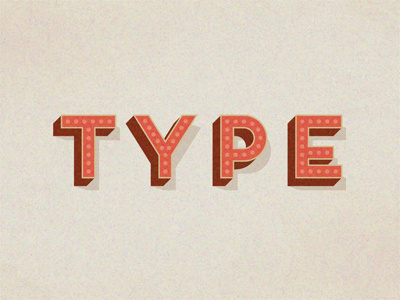 layered type 3d layer shadow texture typography